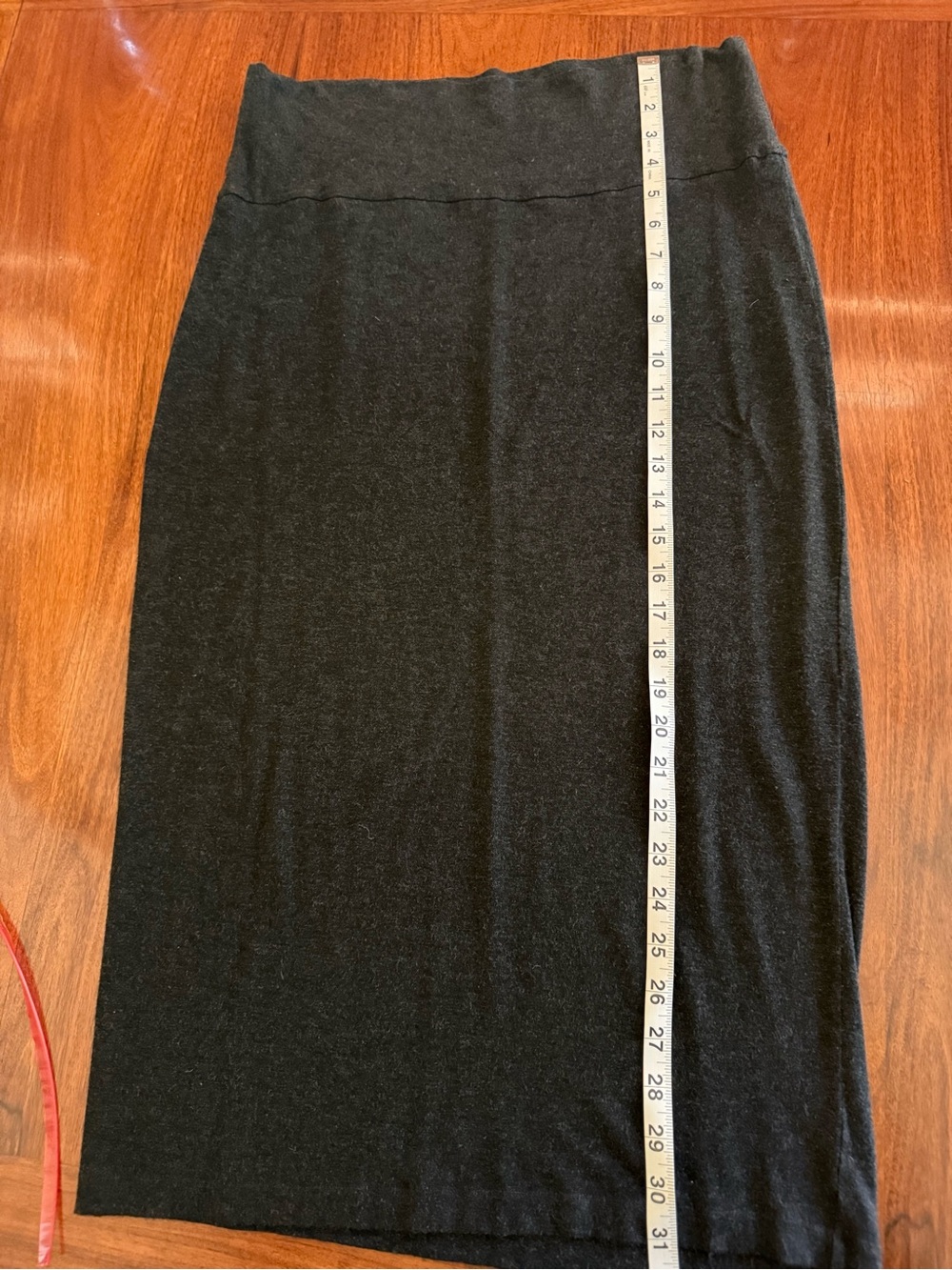 Eileen Fisher Classic Gray Knit pencil skirt